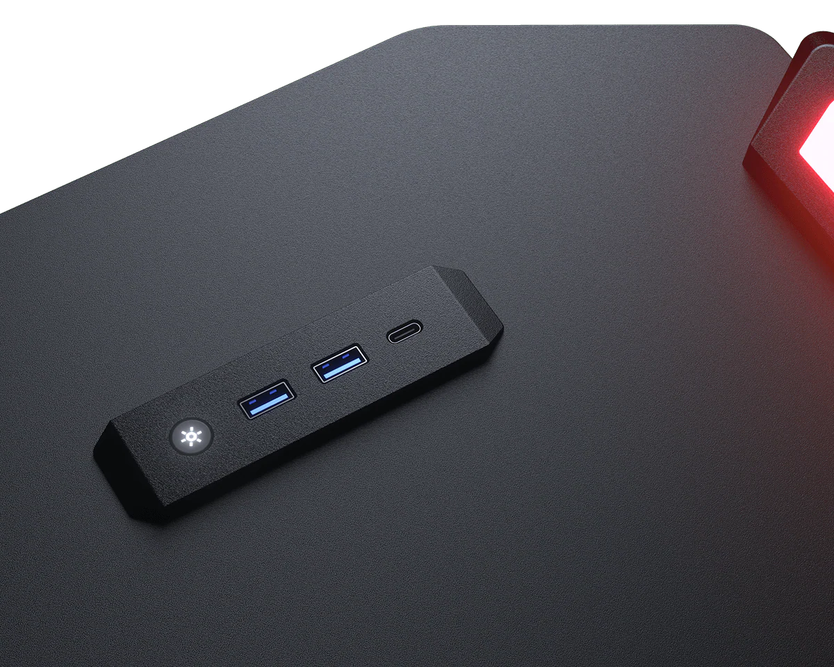 Cougar Deimus 120 RGB Gaming Desk with USB-C Docking - Image 5