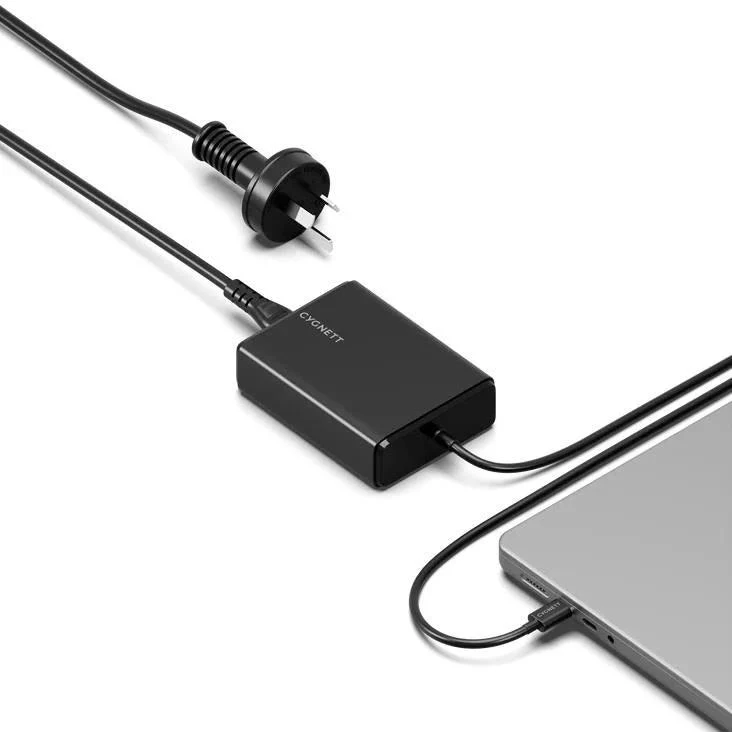 Cygnett PowerMaxx 100W PD GaN USB-C Laptop Charger 1M - Image 3