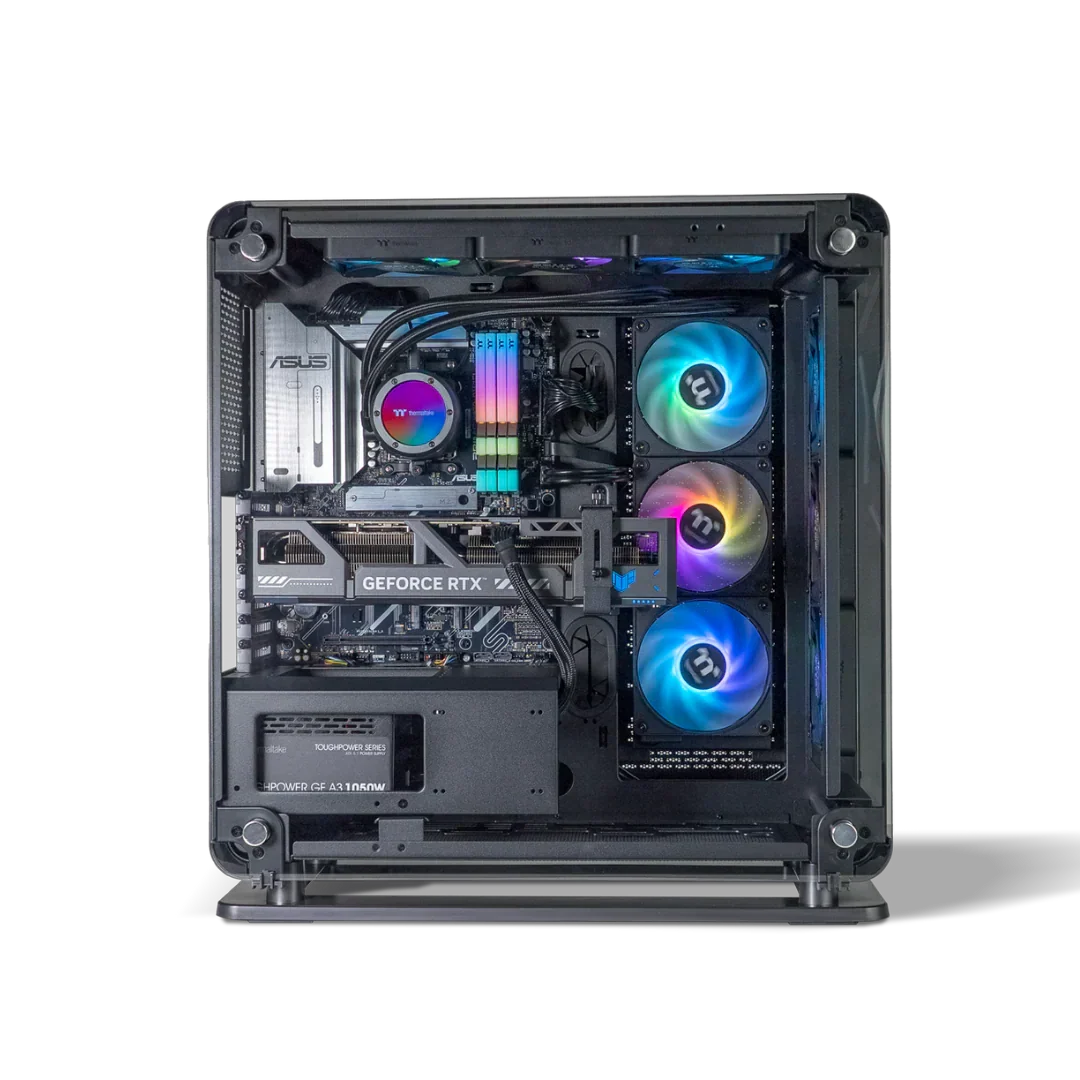 ThermalTake Gaming System Core Xtreme V2 Ryzen 7 9800X3D RTX 5080 2TB SSD 64GB RAM W11H Desktop Gaming PC - Image 4