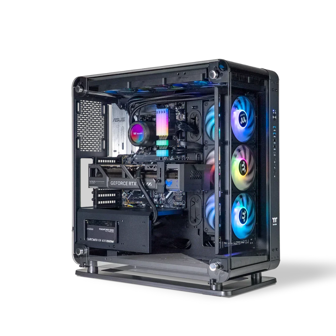 ThermalTake Gaming System Core Xtreme V2 Ryzen 7 9800X3D RTX 5080 2TB SSD 64GB RAM W11H Desktop Gaming PC - Image 5