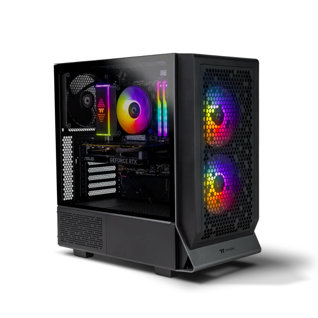 ThermalTake Infinity Pro V4 R5-7500F RTX 4070 1TB SSD 32GB W11H Gaming Desktop PC - Black - Image 5